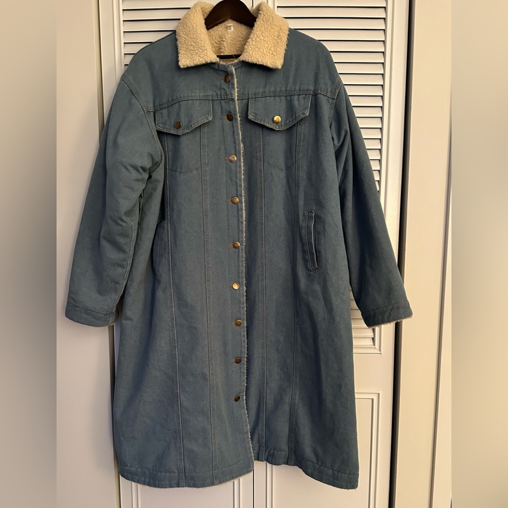 Sherpa Lined Denin Coat
